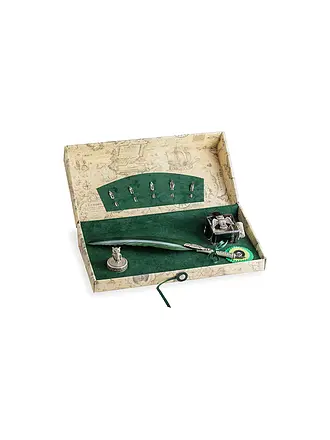 DALLAITI | Set da scrittura con portapenne verde | 